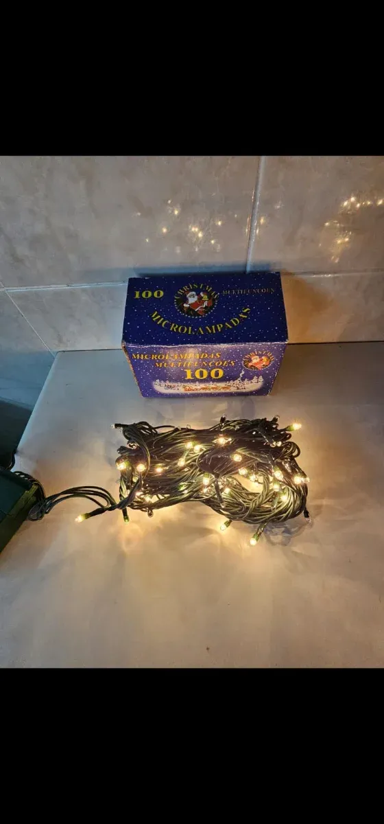 Guirnalda LED Luces Amarillas 100 Luces