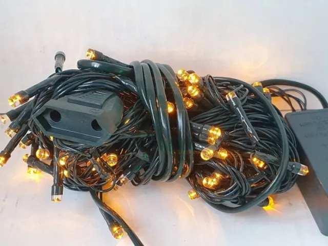 Guirnalda LED Luces Amarillas 100 Luces