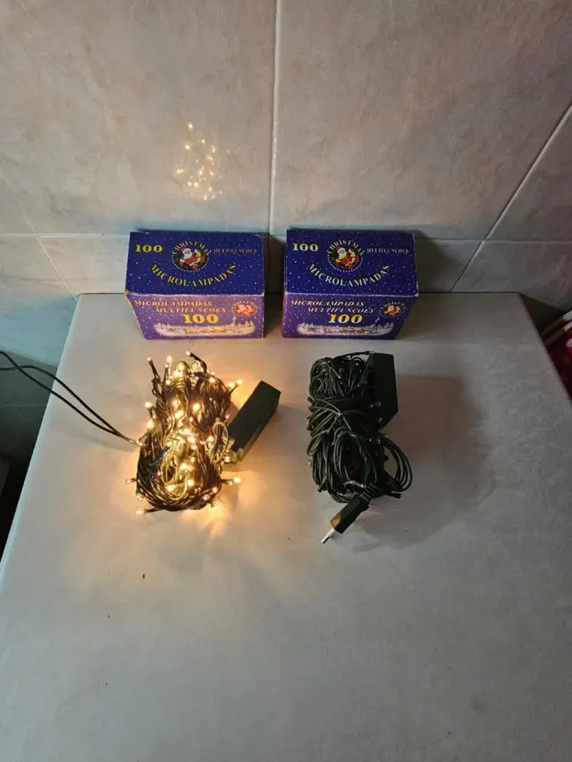 Guirnalda LED Luces Amarillas 100 Luces