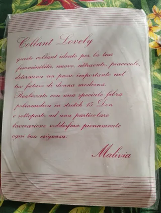 6 collant donna trasparente effetto lucido TG. 2