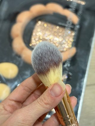 Set Brochas y Accesorios Maquillaje Rhinestone