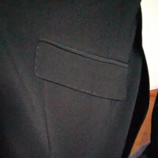 Blazer nero classico abbinabile gonne, jeans