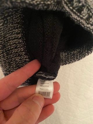 Berretto Clayton uomo nero/grigio