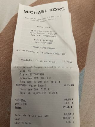 Mochila Michael Kors Azul Blanco