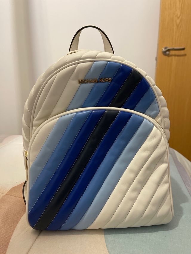 Mochila Michael Kors  Azul Blanco