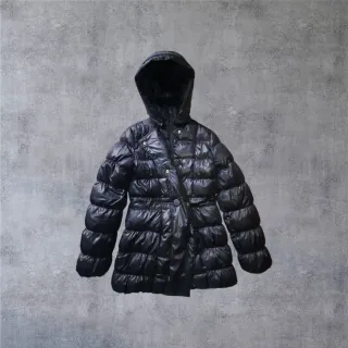 Piumino Benetton Nero Lucido Da Donna/Ragazza