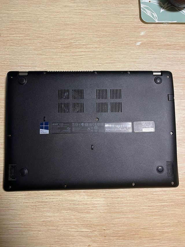 Portátil Acer Negro travelmate