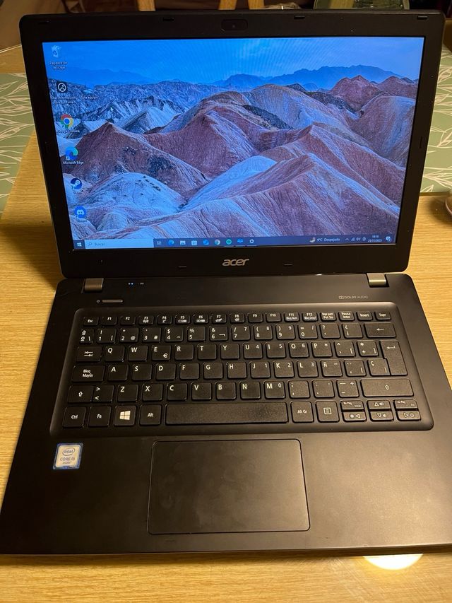 Portátil Acer Negro travelmate