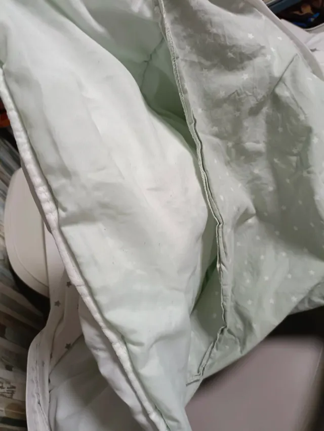 Funda nórdica con cremallera y edredón.