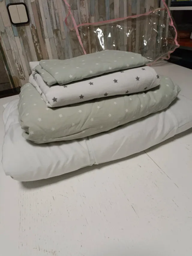 Funda nórdica con cremallera y edredón.