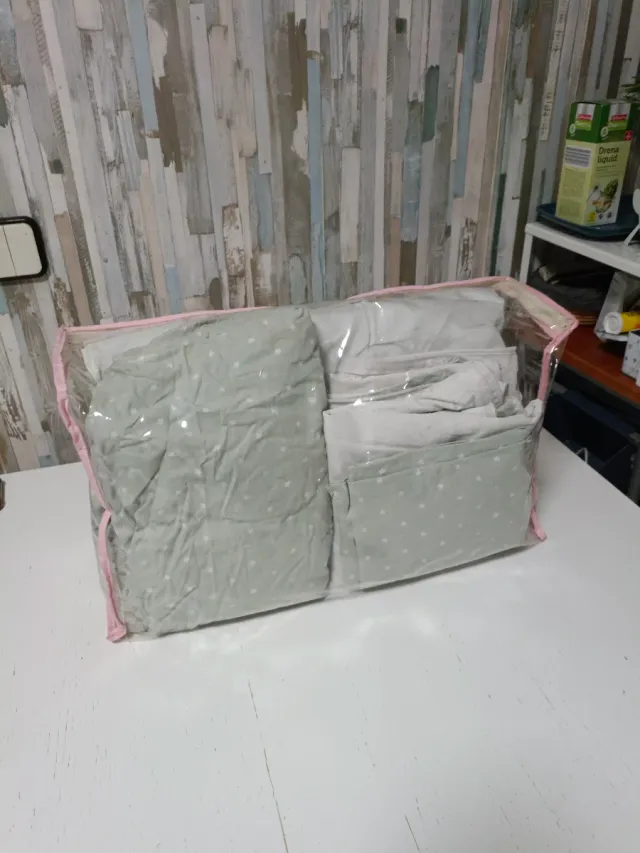 Funda nórdica con cremallera y edredón.