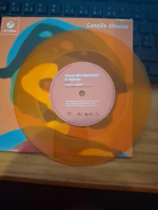 Tiago Bettencourt Canção Simples Vinil Single