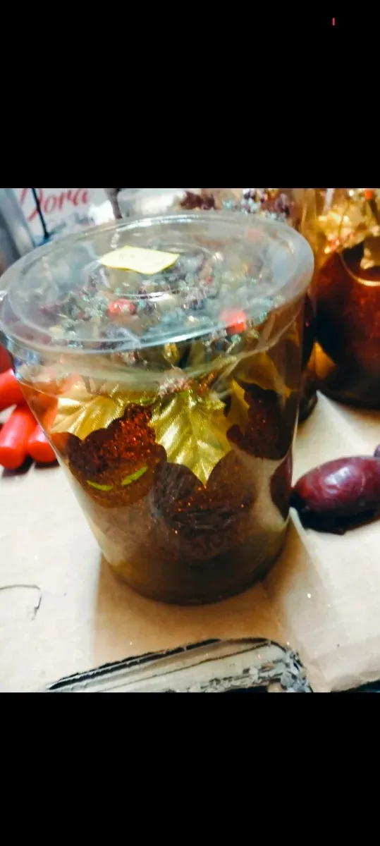 Palline Natale Rosse Glitter Set 3