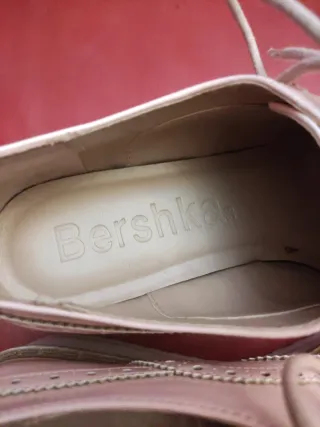 Zapatos Oxford Beige/Rosa