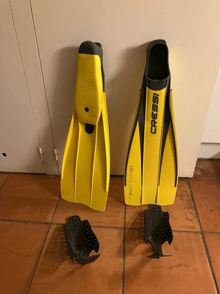 Aletas Cressi Free Frog con plantillas