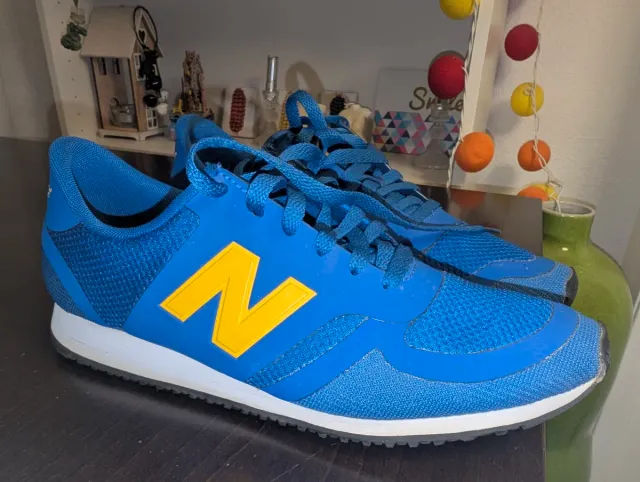Sneakers New Balance 420 Blu/Giallo Taglia 43