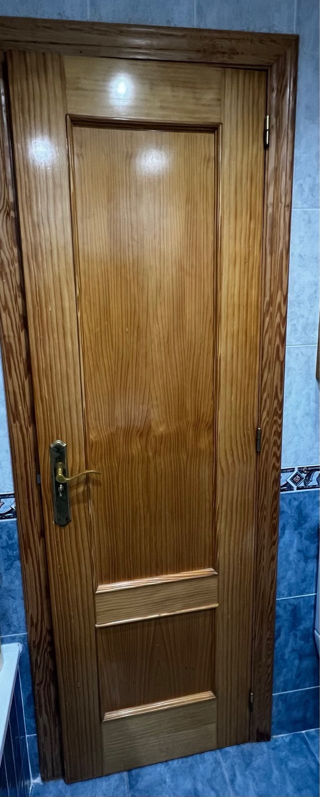 Puerta de madera interior