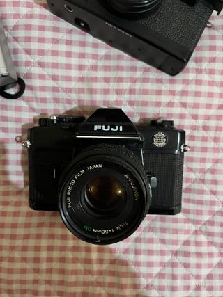 Set 7 fotocamere analogiche 35 mm NON FUNZIONANTI