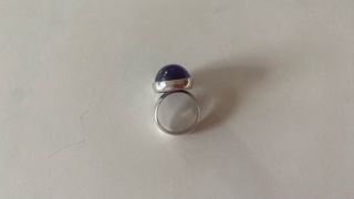 Anillo Plata Amatista Morada