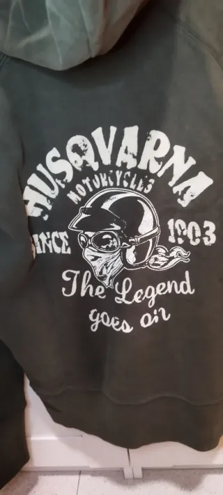 Sudadera Husqvarna verde