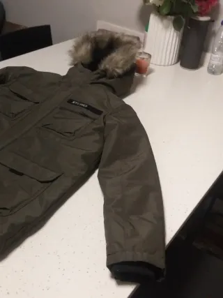 Chaqueta de invierno verde