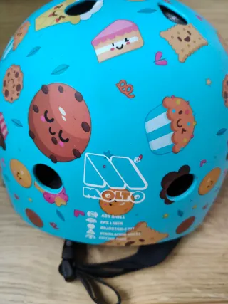Casco infantil  niños galletas talla S