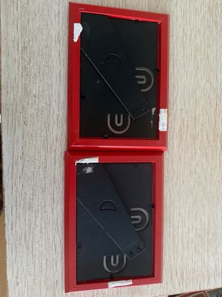 Lote 5 Marcos Fotos Rojos