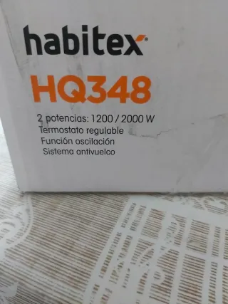 Calefactor Cerámico Habitex 2000W HQ348