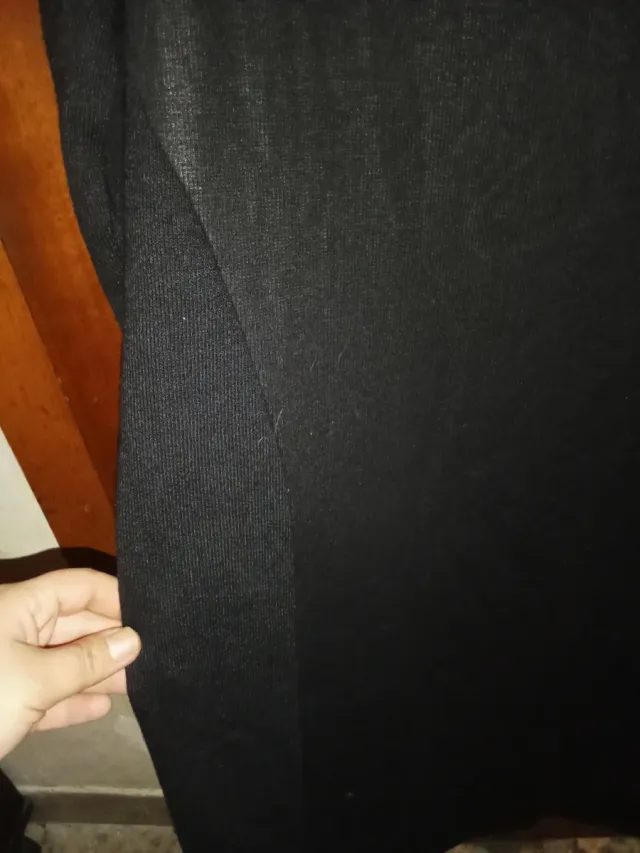 Vestido Negro Otoño Invierno Talla M