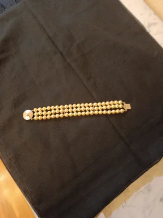 Pulsera de perlas 3 vueltas 30 cm