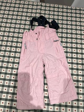 Pantalón de esquí niña rosa