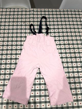 Pantalón de esquí niña rosa