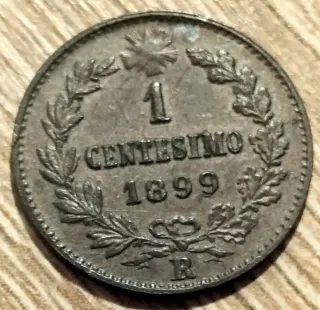 1 Centesimo 1899 Moneta