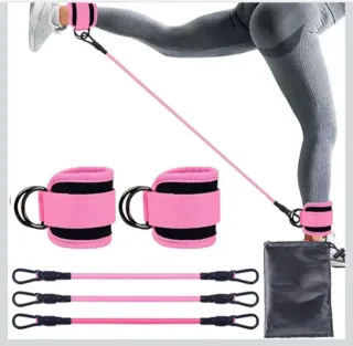 Bandas elásticas deportivas fitness Rosa