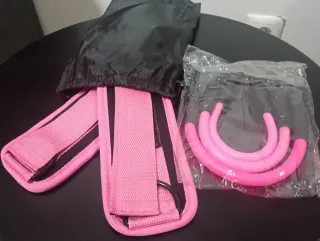 Bandas elásticas deportivas fitness Rosa