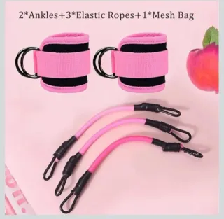 Bandas elásticas deportivas fitness Rosa