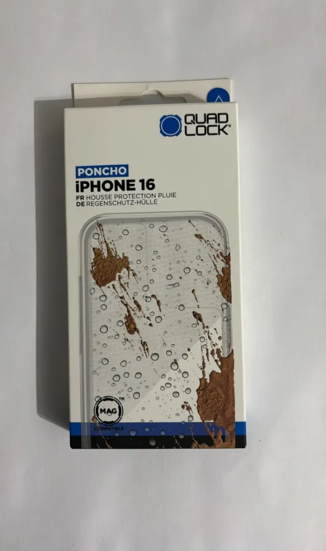 Funda Poncho IPhone 16 Quad Lock Precio fijo.