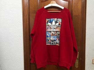 Sudadera Adidas Originals Roja Talla XXL