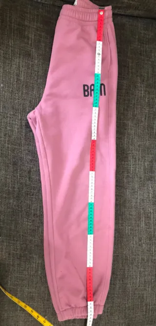 Pantalón chándal chica rosa BAM