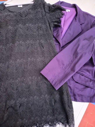 Lote Vestido y Americana Negro