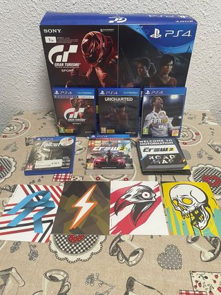 PS4 Slim 1TB + 2 Mandos + 5 Juegos
