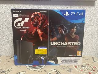 PS4 Slim 1TB + 2 Mandos + 5 Juegos
