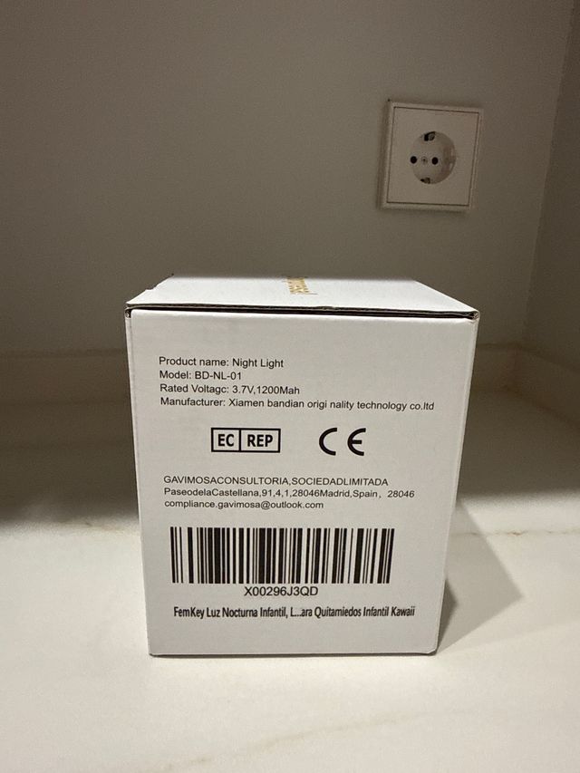 Luz de noche para bebés