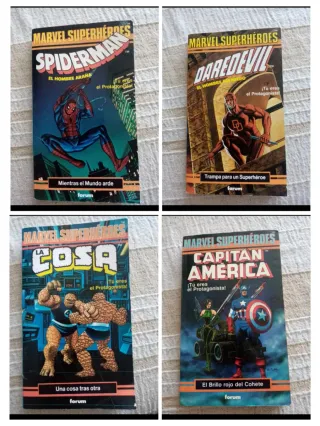 Libro juego de aventuras MARVEL