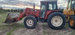 Tractor Same Explorer 70 con pala cargadora