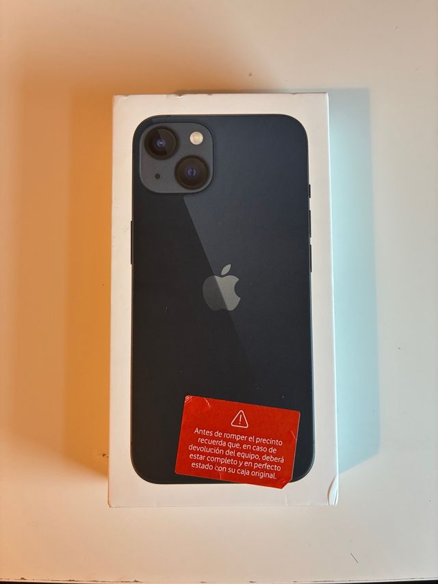 Caja iPhone 13 Midnight Original Vacía