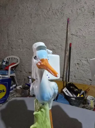 Coppia soprammobili cigno