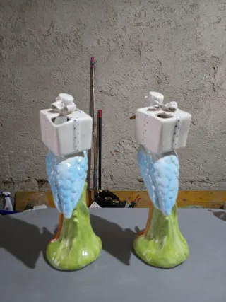 Coppia soprammobili cigno