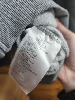 Sudadera Joma Color Gris y Negro Talla S.