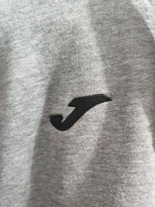 Sudadera Joma Color Gris y Negro Talla S.